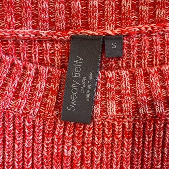 Sweaty Betty Red Sweater - Picture 5 of 8